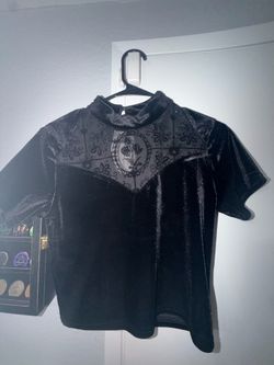 Velvet short top 6/med
