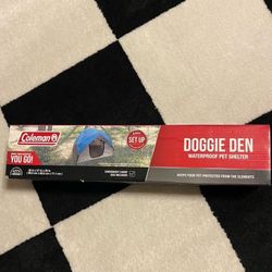 Coleman Doggie Den Waterproof Pet Shelter 38” X 27” X 28” tent