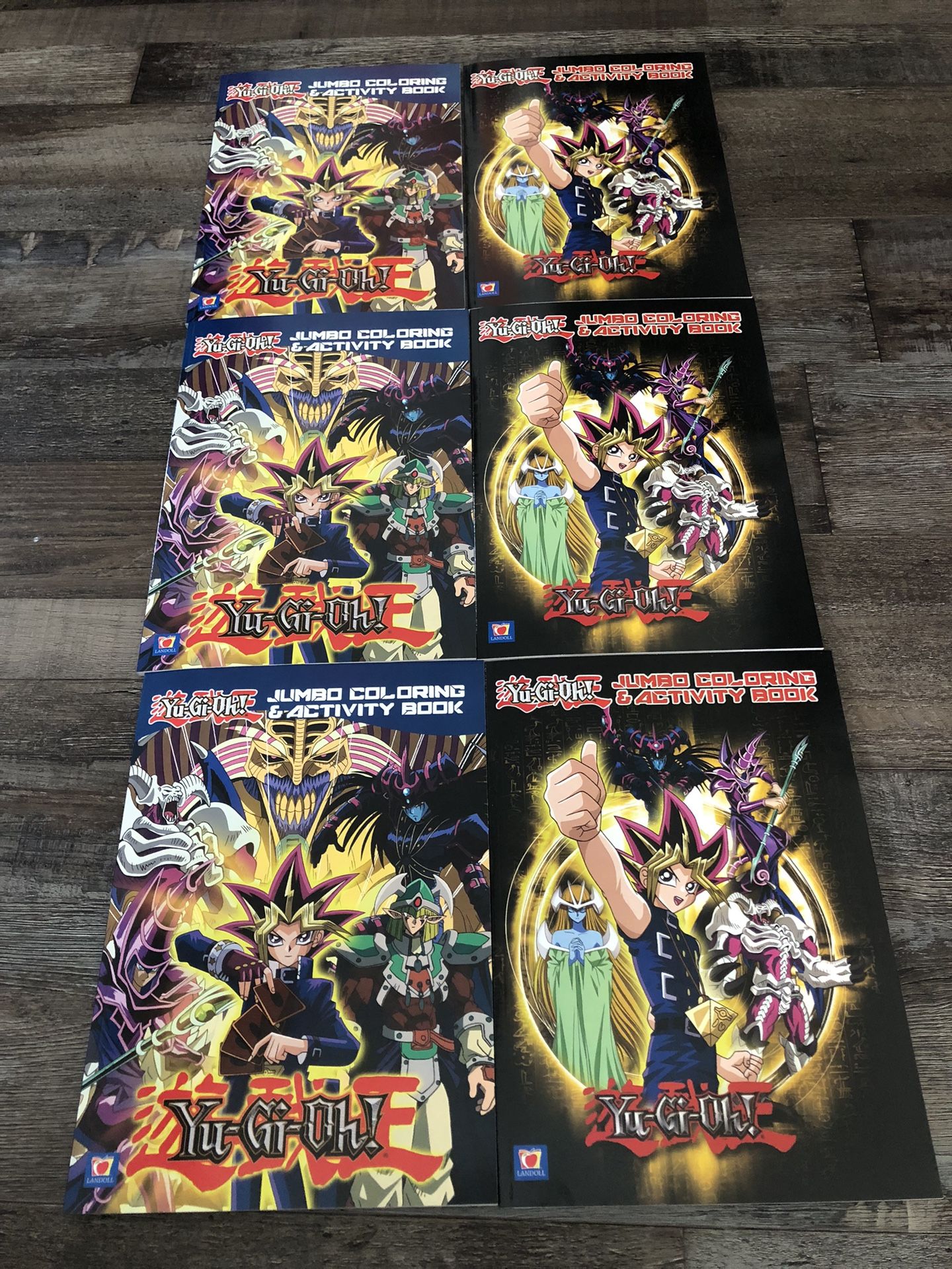 YU-GI-OH! COLORING BOOK LOT