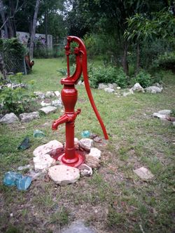 Antique water pump from the old western days