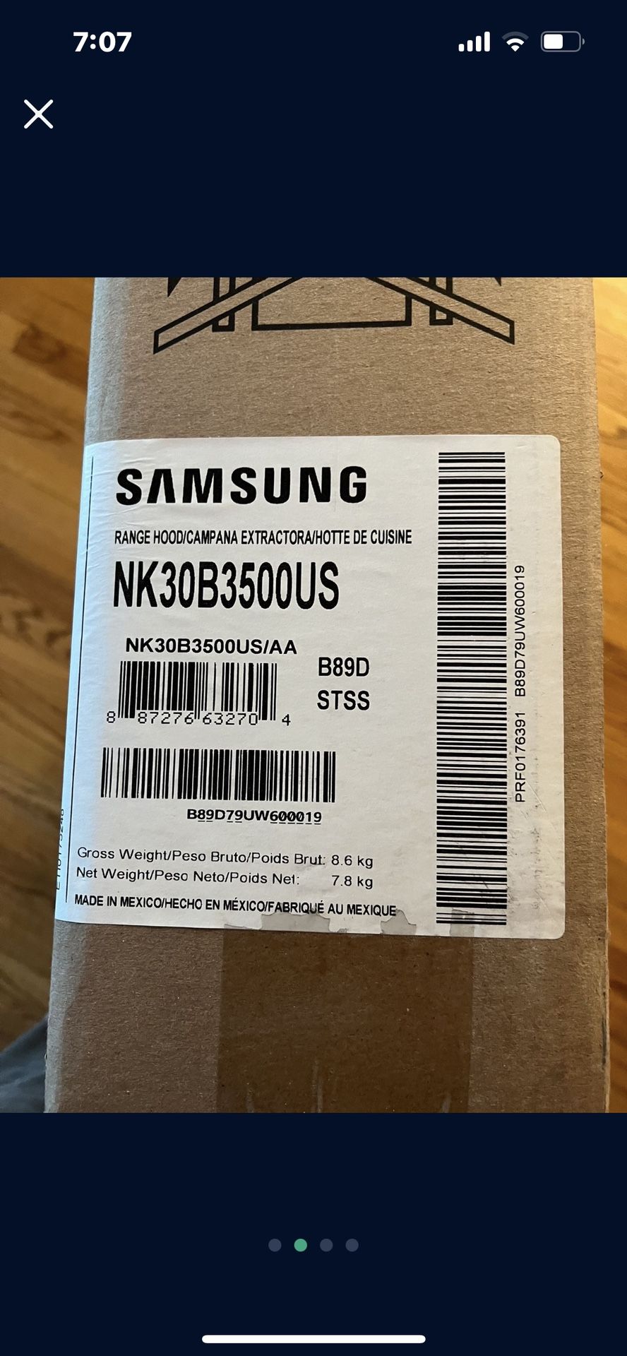 Samsung Kitchen Grand Hood 