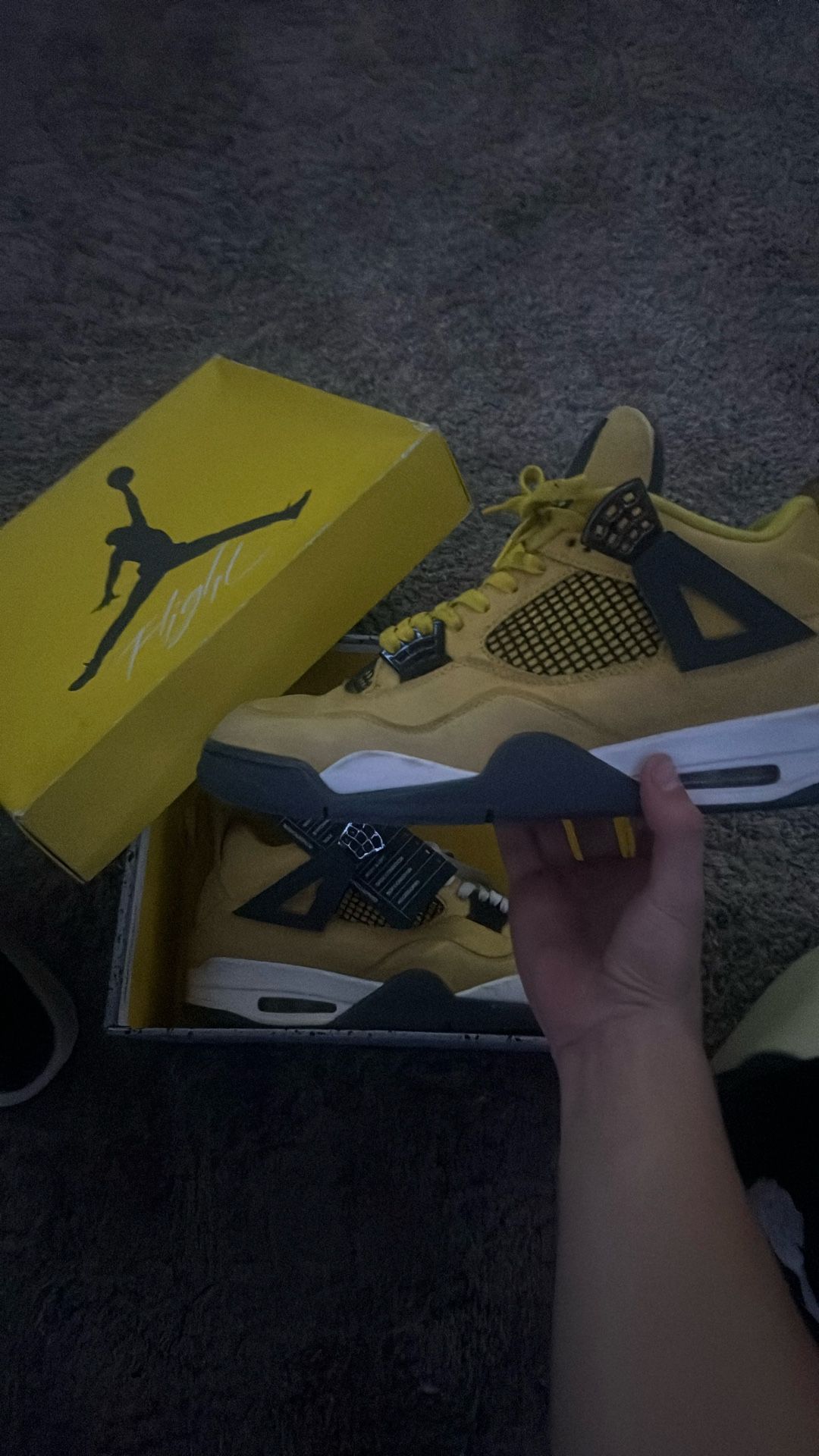 Jordan 4 “lightning”