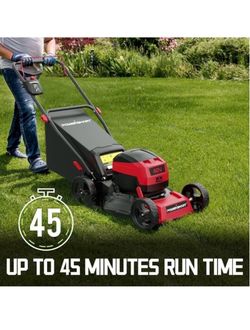 PowerSmart Electric Cordless Lawn Mower 17" 40V, 3-in-1 Brushless Push Lawn Mower, Lightweight, Foldable Handles Product Images and Videos (AI Generat