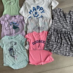 Girls Tops & One Dress    Take All For $10