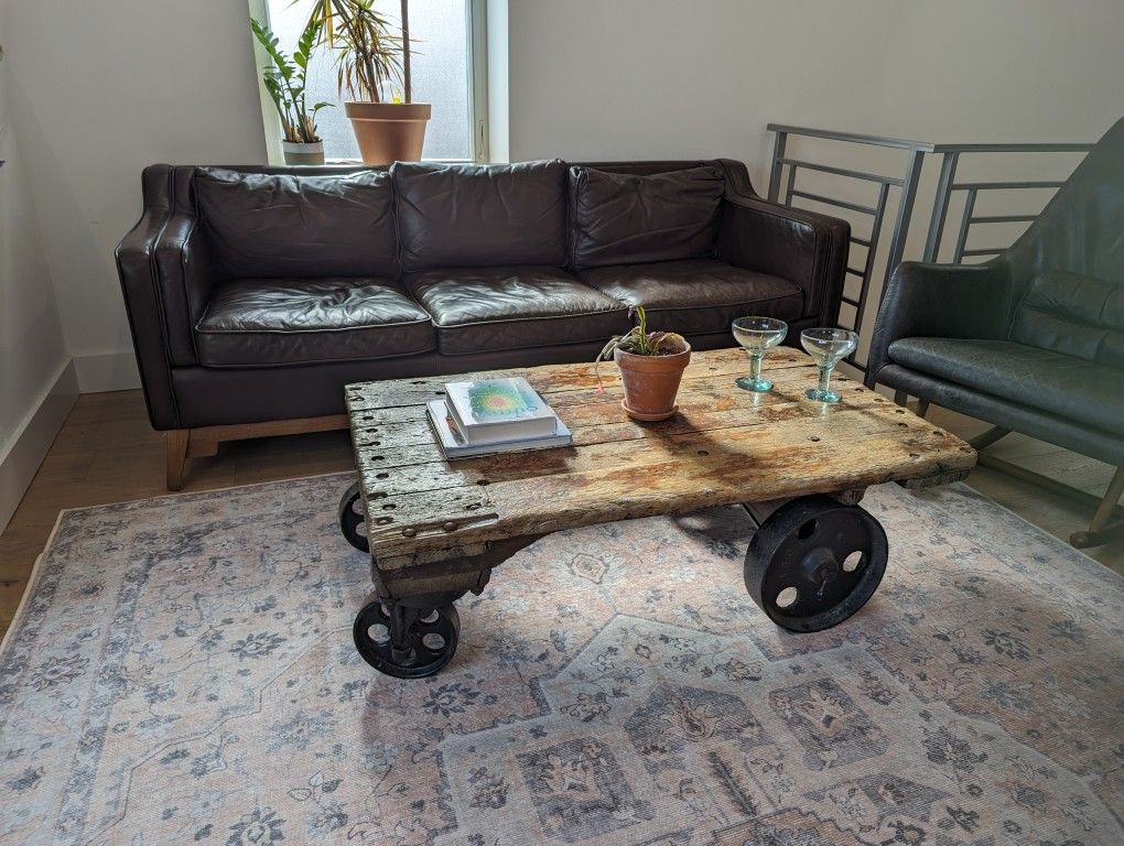 Vintage Factory Cart Coffee Table