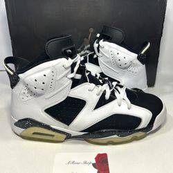 Nike Air Jordan 6 Retro ‘Oreo’ (384664 101) Shoes Size: 12 M