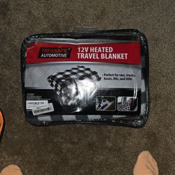 Vehicle Heated Blanket 12v New