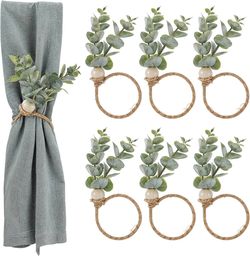 Napkin Rings Set of 6