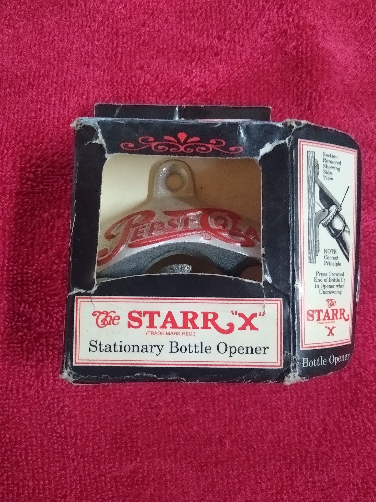 Bottle opener The Starr X stationary bottle opener