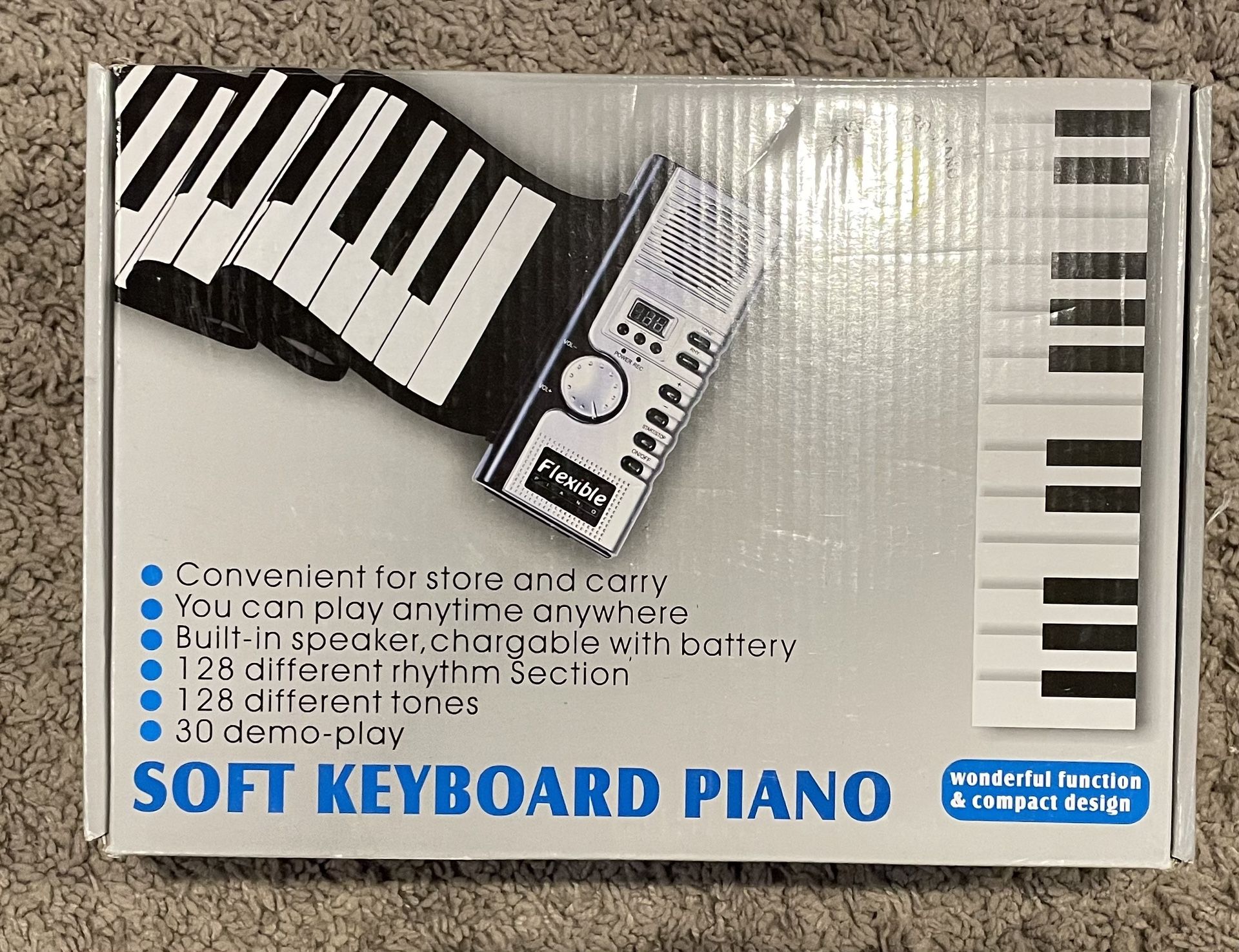 Brand New Soft Keyboard Piano – Never Used!