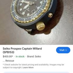 Seiko Prospect Captain Willar  Solar En Perfectas Condiciones Original Travajando Bien 
