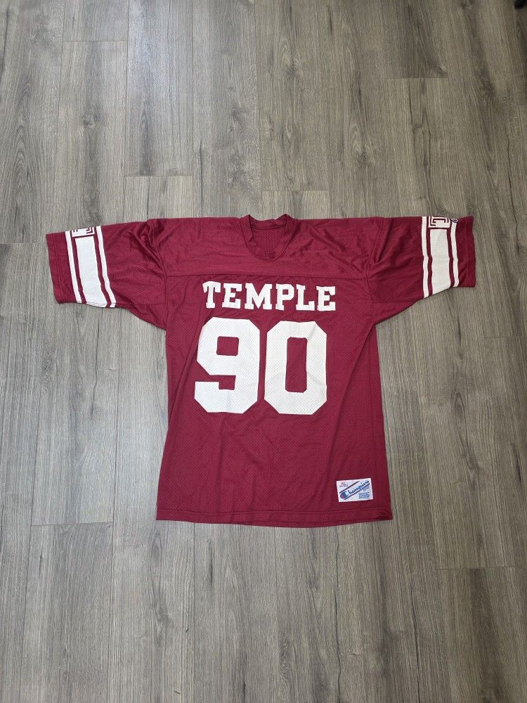 Vintage Champion Temple Owls Football Jersey Mens Size XL