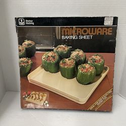 Anchor Hocking Microware Microwave Baking Sheet PM444-T1 Tray Pan Gas Electric