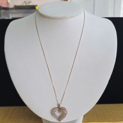 Rose Gold Necklace 10k