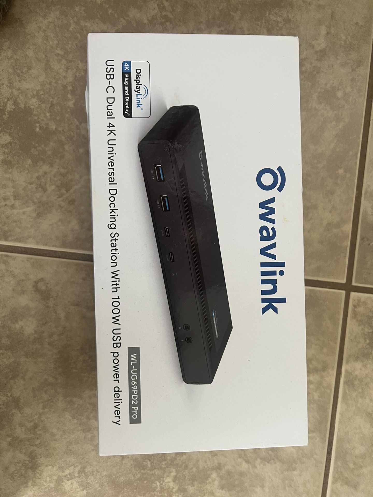 Wavlink WL-UG69PD2 Pro USB-C Dual 4K Docking Station – LIKE NEW