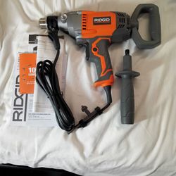 Ridgid 1/2 in. Spade Handle Mud Mixer