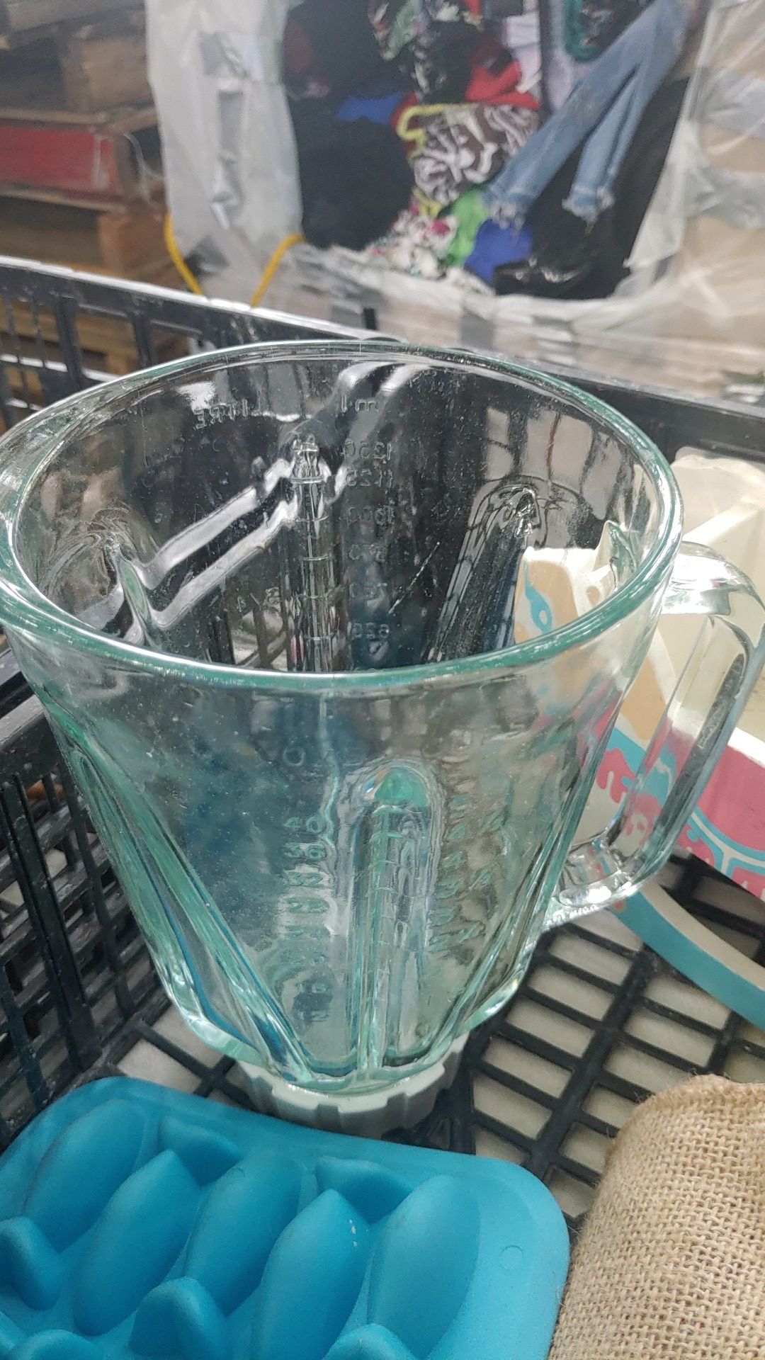 Glass pitcher for blenders $5