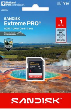 SANDISK - 1TB Extreme PRO SDXC UHS-I Memory Card: National Park Foundation Ed...