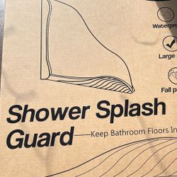 New Shower Splash Guard