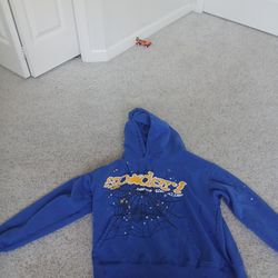 Blue Spider Hoodie size Medium. New