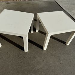 Set Of 2 IKEA LACK Side Tables