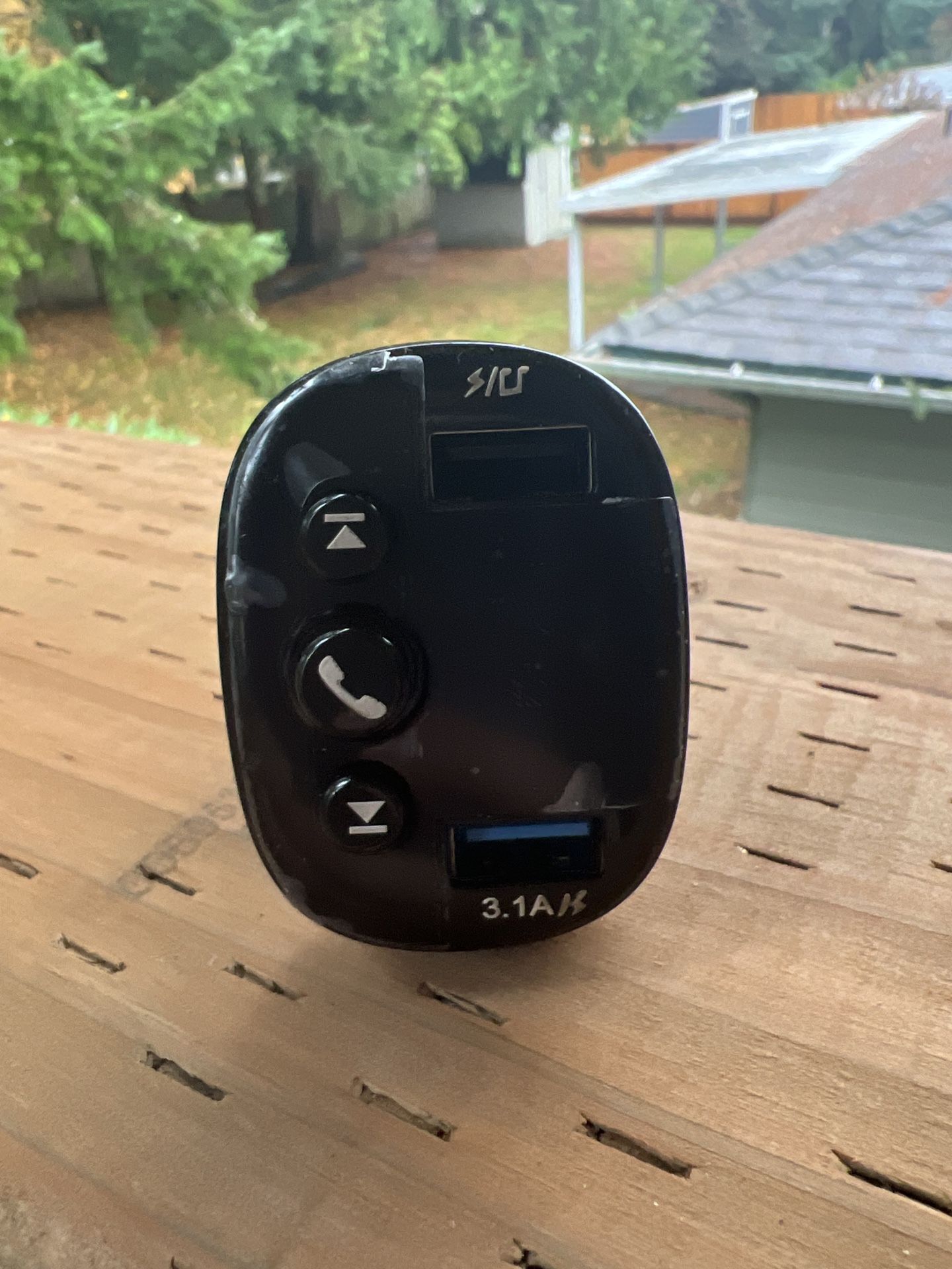 FM Transmitter, Bluetooth FM Transmitter Wireless Radio Adapter Car Kit with Dual USB Charging, Audio Receiver Car Charger