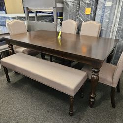 6 Pcs Dining Set $799 FREE LOCAL DELIVERY & SET UP