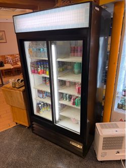 Beverage Air MT38 2dr. Slide Glass Display Refrigerator 43.5"W x 30"D x 78"H