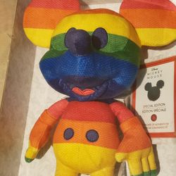 Mickey Mouse Collectors Rainbow With Certificate Of Authenticity 