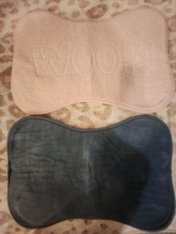 Pink & Blue Pet Feeder Mats