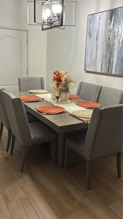 Mesa con 6 sillas