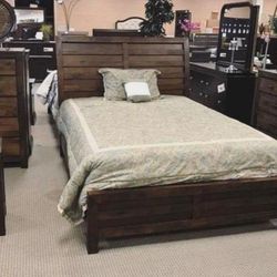Curtis Brown  Bedroom Set Queen or King Bed Dresser Nightstand and Mirror WİTH İNTEREST FREE PAYMENT OPTİONS 