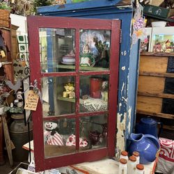 Antique Primitive Cupboard with Door