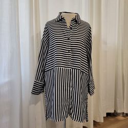 Long Tunic Dress Shirt 