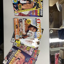 Vintage Wrestling Magazines Wwf Wcw Wwe Nwo Ecw