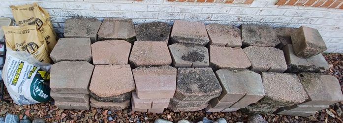 Pavers + Various Bags of Sand