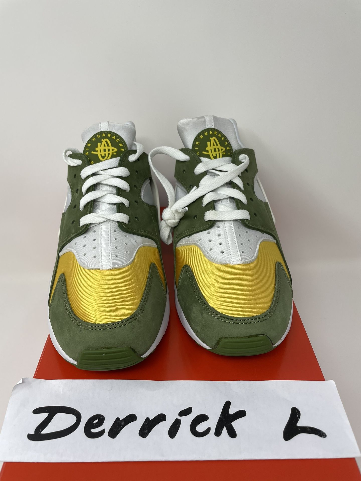 Nike Air Huarache Stussy Dark Olive Size 8 And 9 Men