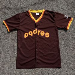 San Diego Padres Ed Whitson MLB Fox Promo SGA Throwback Baseball Jersey XL Adult