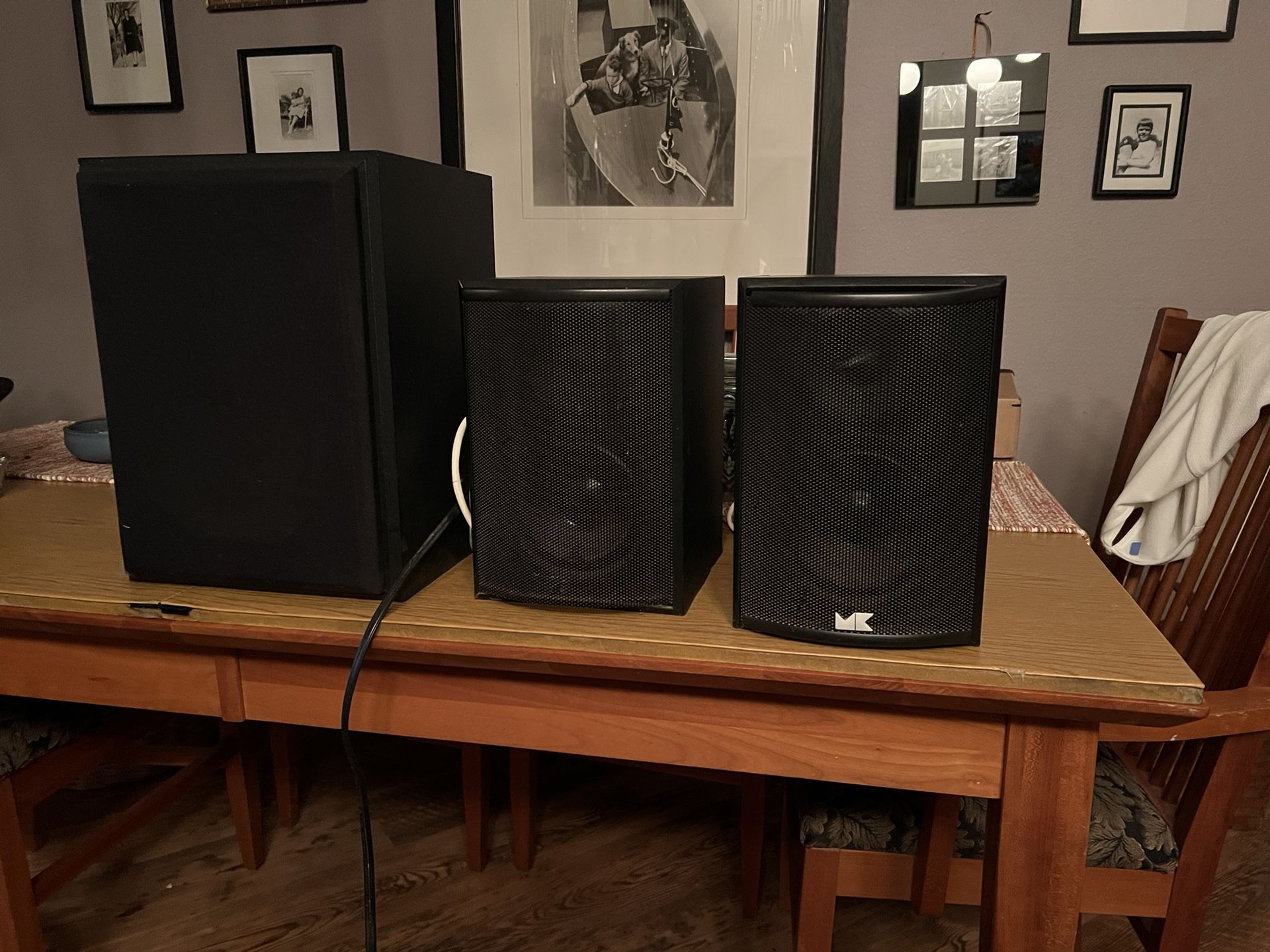 Stereo Speakers And Sub Woofer From Magnolia HiFi