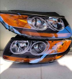 07-12 Santa Fe Projector Headlights Luces Calaveras Micas Faros Focos Faroles Headlamps