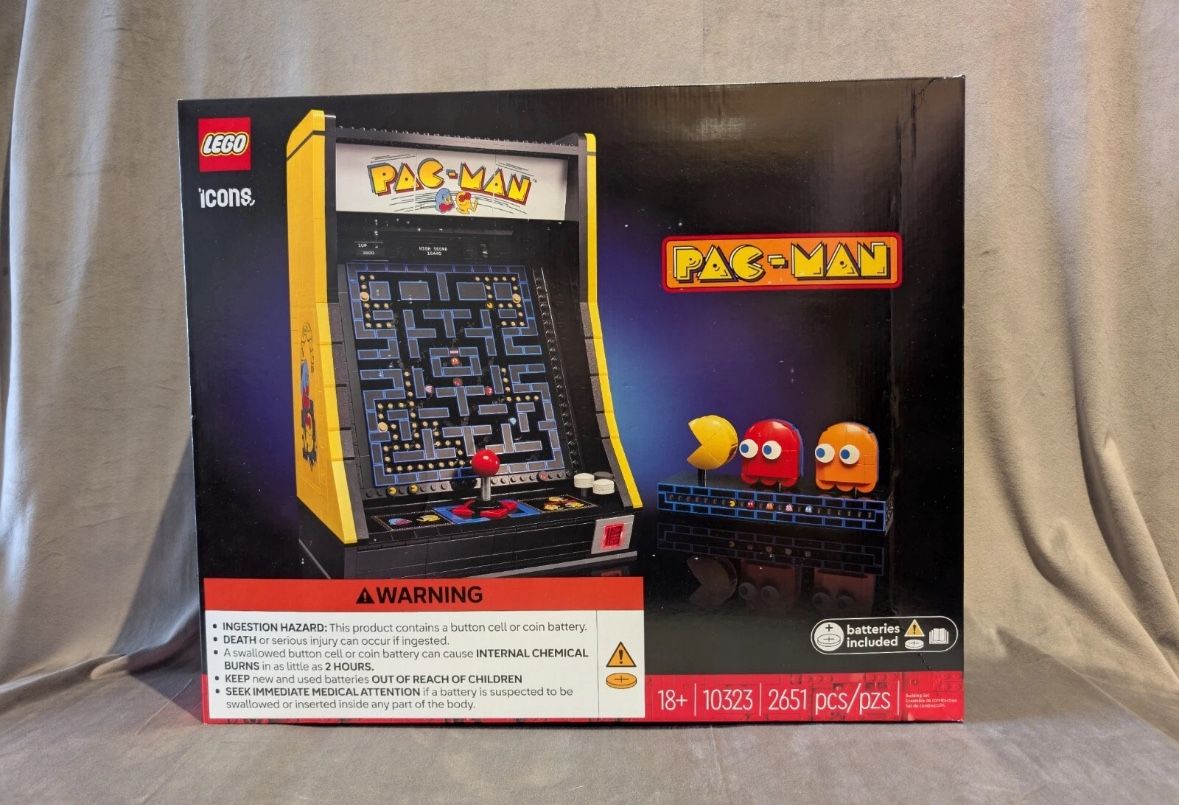 LEGO 10323 PAC-MAN Icons PAC Man Arcade Factory Sealed