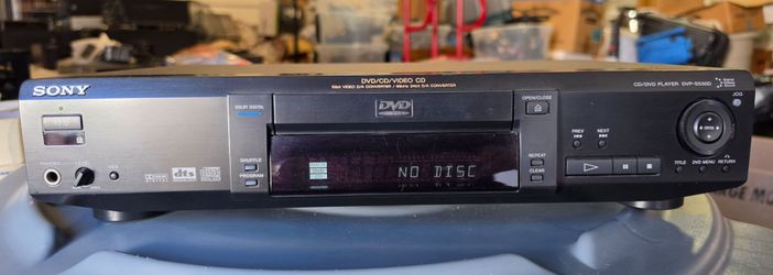 vintage Sony DVP-S530D DVD/CD player