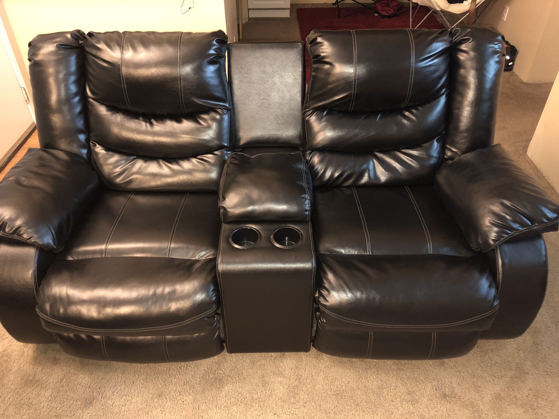 Black Leather Couches