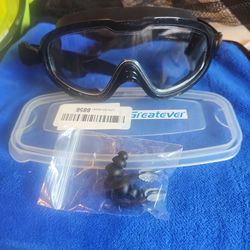 2 PAIR Adult Swimming Goggles.