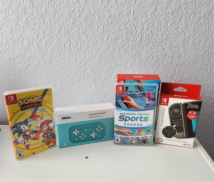 Nintendo Switch Games + Controllers