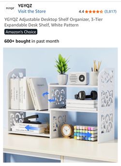 Adjustable Desktop Shelf Organizer