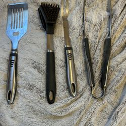 4pc Stainless Steel Grill Set