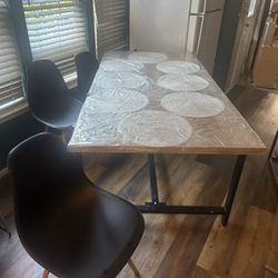 It’s Is A Big Table And It’s Is Very Strong And It Can serve eight people