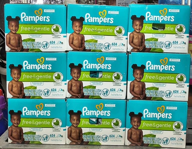 Pampers Free And Gentle Wipes