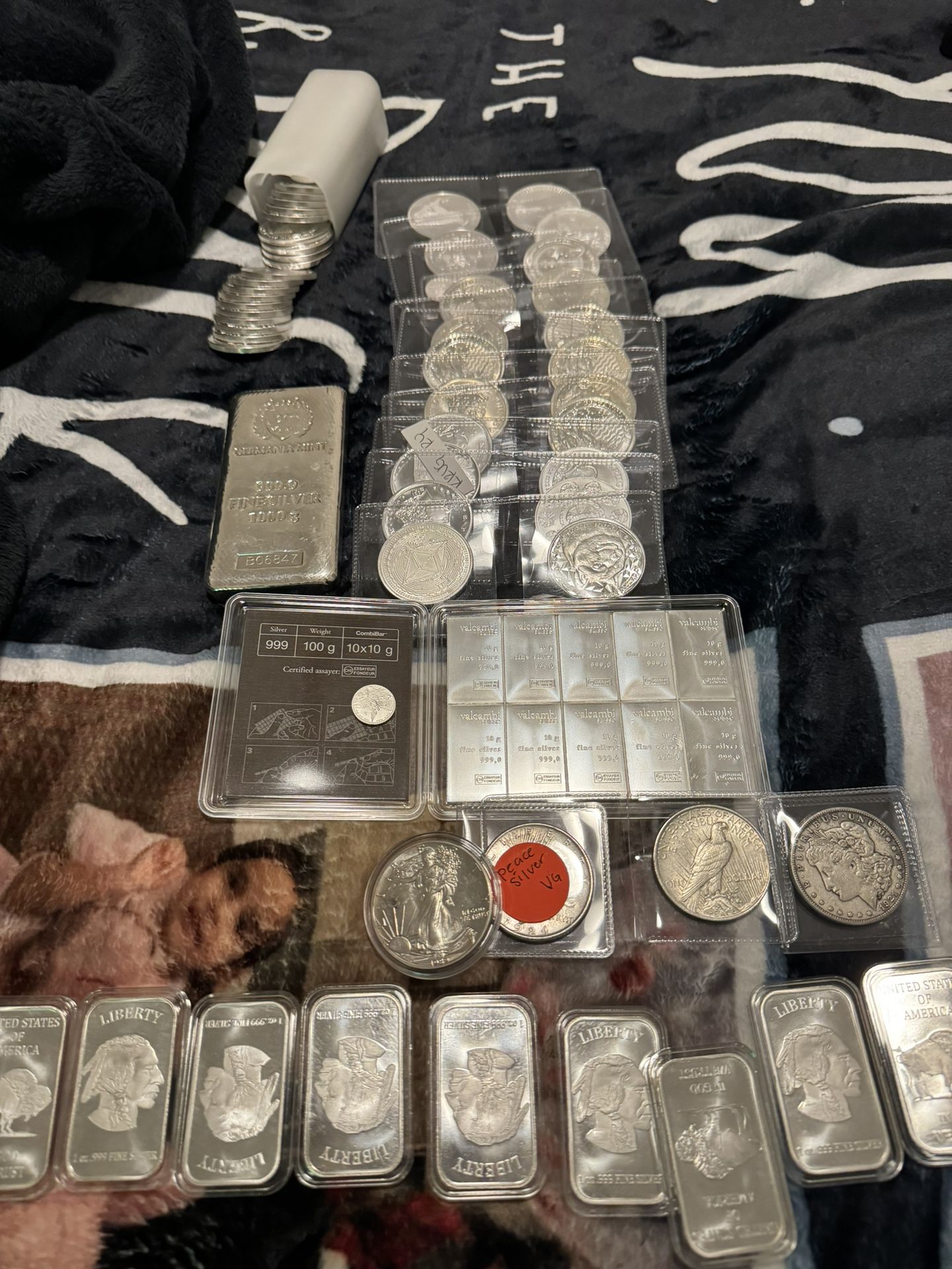 Silver 1oz 1kilo 10oz Eagles, Morgans, Kangaroos, Brit Coins, South African 